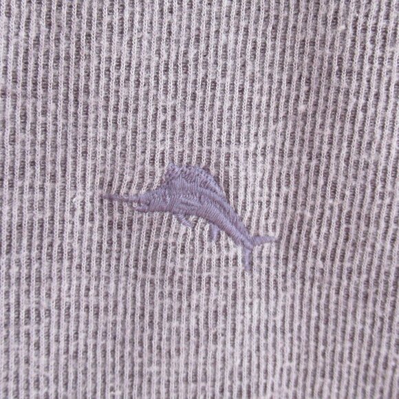 New Tommy Bahama Sweater Mens XXL Flip Coast Snap Mock Pullover Rum Berry NWT - Picture 4 of 12